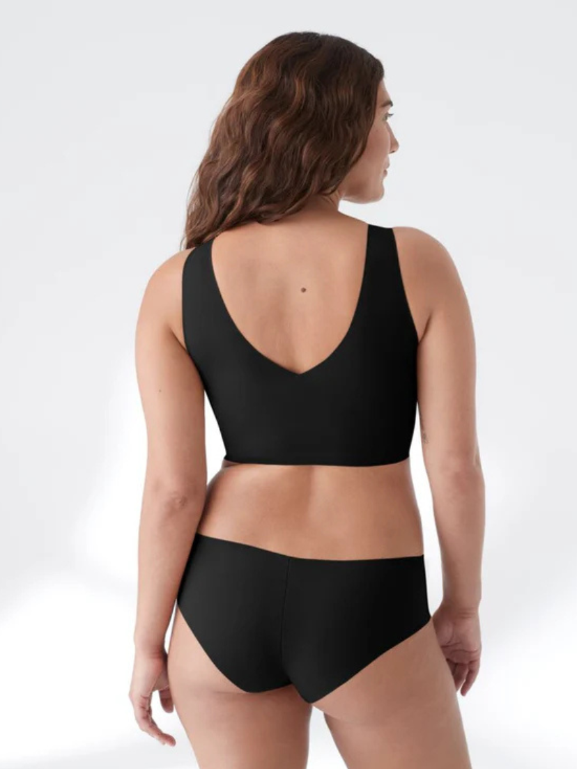 V-Neck Lift Wireless Bra & Panty Set.