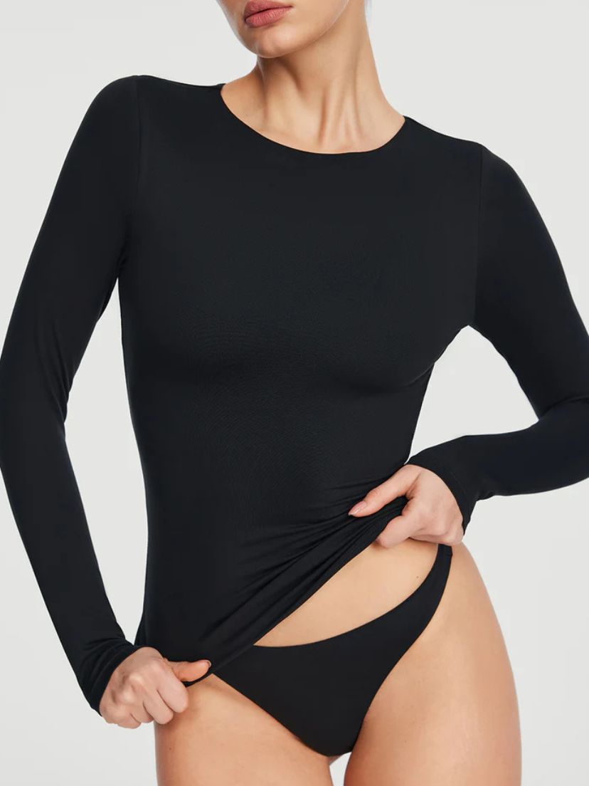 Long Sleeve Fitted T-Shirt