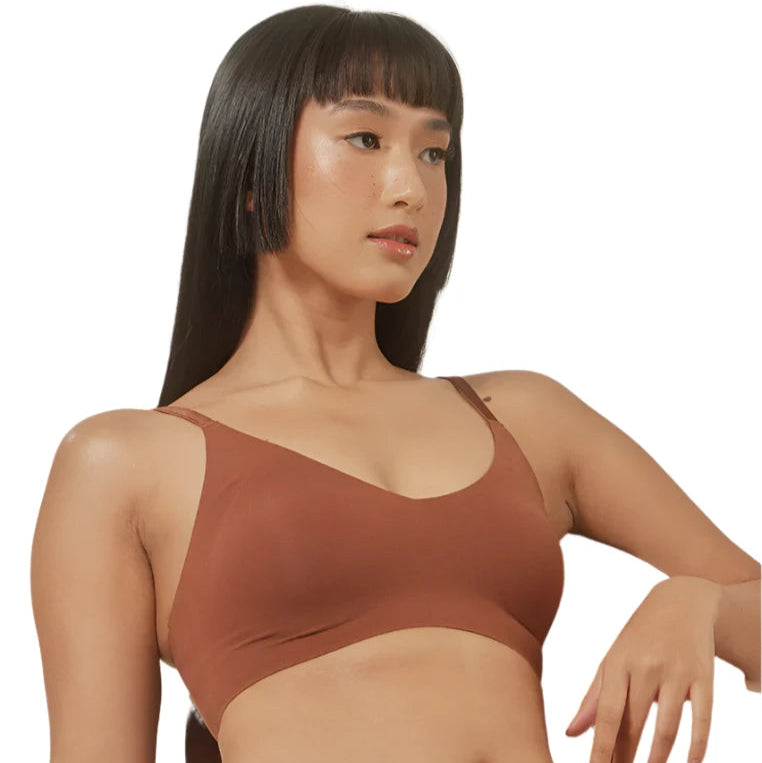 Pack of 2 Bras ( dusty pink & brown ).