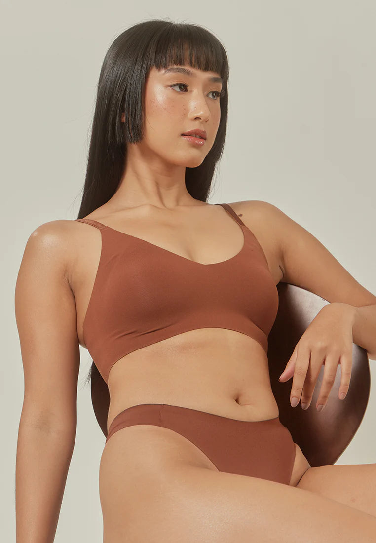 Barely Zero Spaghetti Strap Bra & panty set.