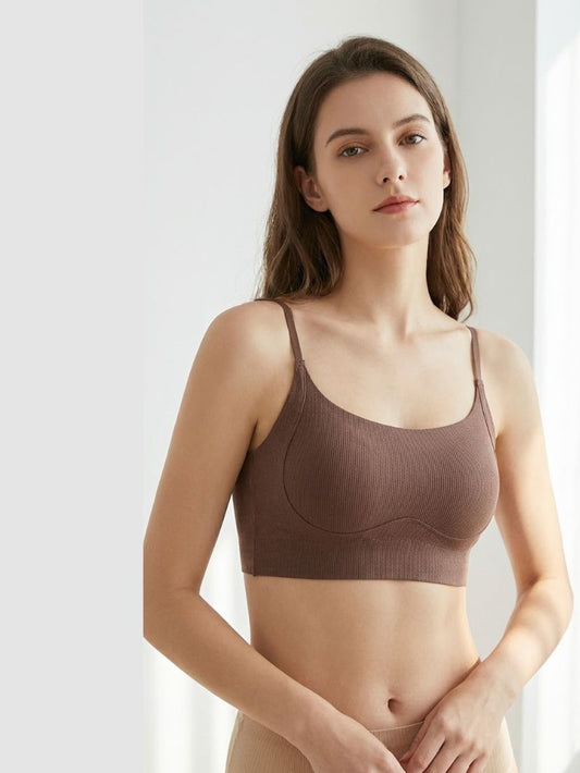 Cotton Ribbed Bra