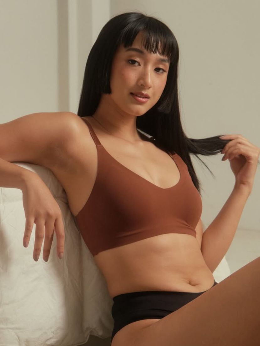 Barely Zero Spaghetti Strap Bra.