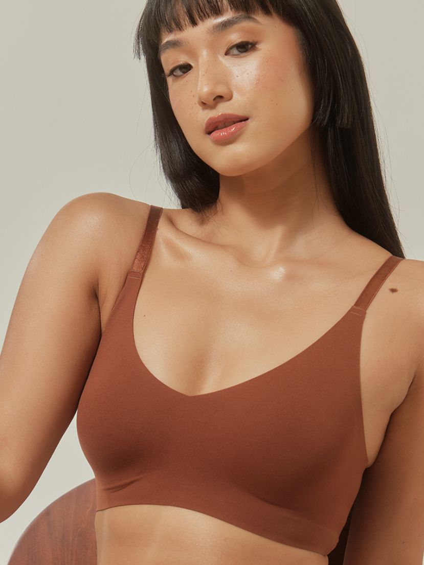 Barely Zero Spaghetti Strap Bra.