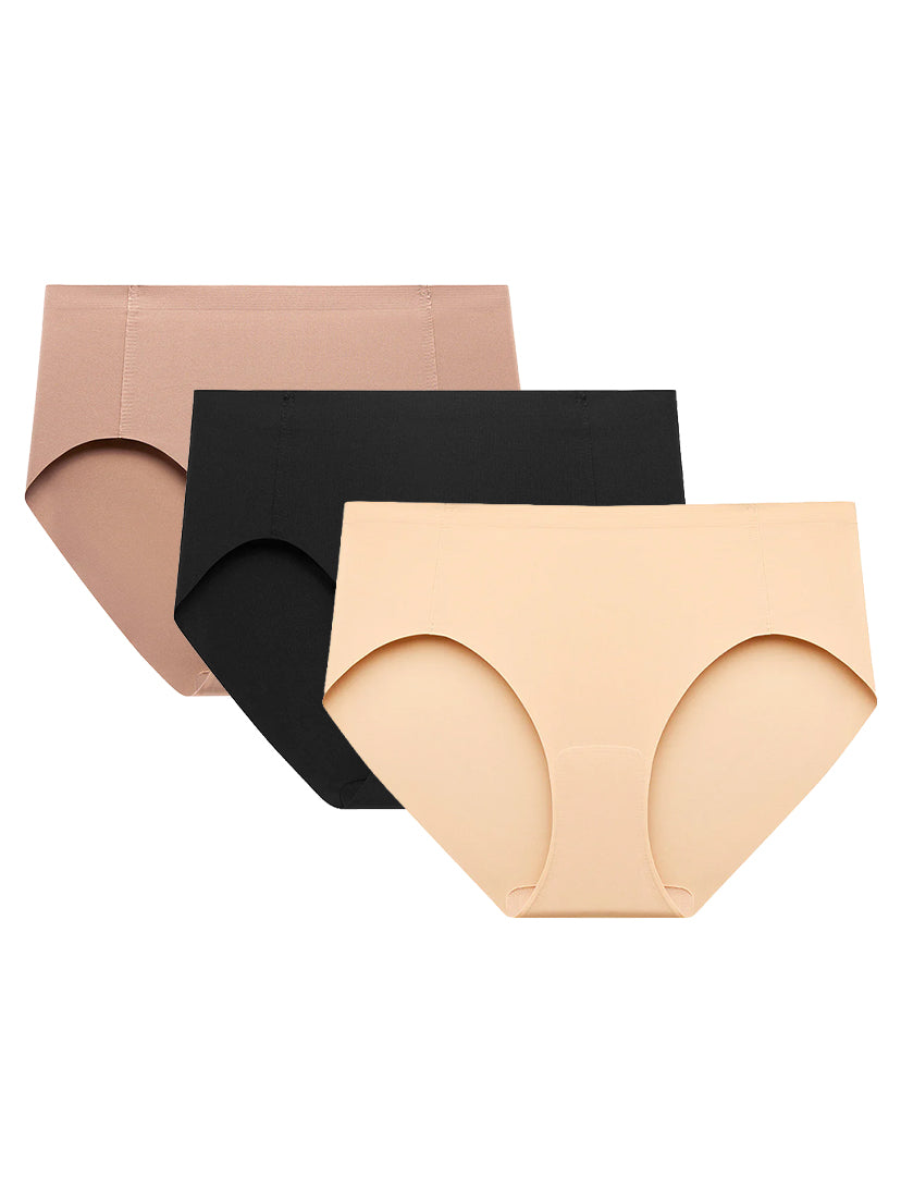 Classic Full Coverage Seamless Brief  (Pack of 3, 20% Off)
